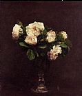 White Roses by Henri Fantin-Latour